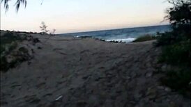 i passed my dick in her on the sand