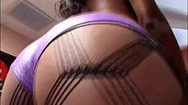 Slim black teen says, 'My asshole is gaping wide!'