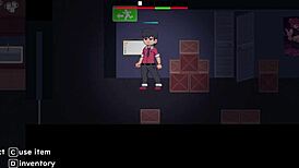 Running from hot animatronics in fuck nights.