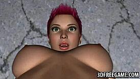 just saw this 3d redhead lesbian babe getting her wet pussy licked good