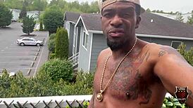 Big Cock Rome Major Cums on Virah Payam's Tongue