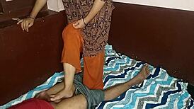 Foot Fetish and Face Sitting Followed by Stepmom's Treat