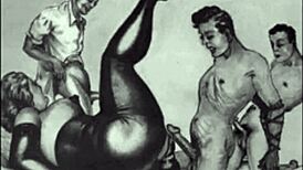 Ever seen such steamy vintage erotic drawings come to life?