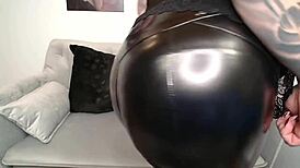 camgirl nina rips clothes in fetish striptease 😈