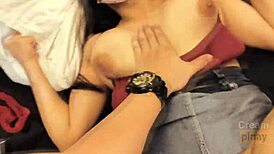 BF Couldn't Resist and Fucked Pinay While Still Dressed - POV Action