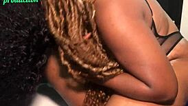 sexy gay twerker fingering wet tits during horny masturbation session with beautiful black boobs