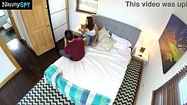 Nanny Cam Catches Charity Playing with Her Pussy