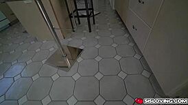 Izzy lush spreads legs for banging in missionary and doggystyle with facial