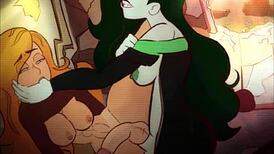Kim Possible and Shego in Futanari Scene