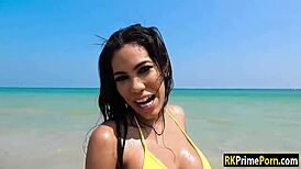 Big boobs latina shae evans outdoor blowjob