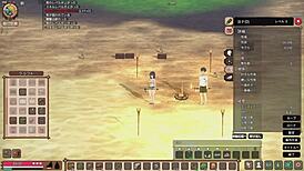 i'm playin mad island ep2, buildin cages to raise girls' affection and aim for wall butt survival