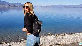 Public beach banging in paradise, can't believe we did this! 🌴