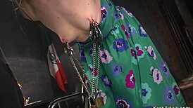 I’m losing it over this redhead immigrant getting anal fucked in tight bondage. It’s raw and intense!