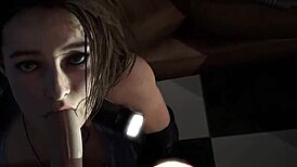 Jill Valentine S.T.A.R.S. Interrogation in Resident Evil Parody by Niisath.