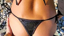 Public beach banging in paradise, can't believe we did this! 🌴