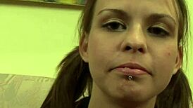 Lesbians explore their first time with tender German babe connection