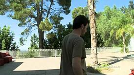 Rayveness squirts hard! Tits sprayed!