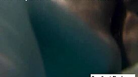 classic lesbian team in outdoor garden scene