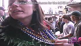 party girl keeps flashing her body day and night