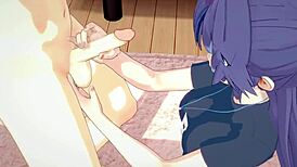 want to see yuuka's thicc thighs in blue archive 3d hentai?