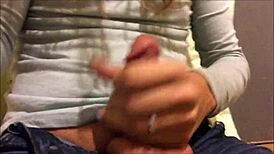 Bitch Holds Back Cum, Builds Huge Load For Facial On Cam