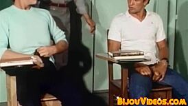 vintage gay studs fucking bareback until hot cum erupts