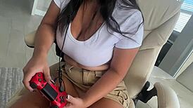 latina step sister melztube asks to bang step brother in household fantasy roleplay