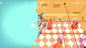 in this odymos lgbt hentai game ep 2, they fuck the ceiling lamp as an anal plug.