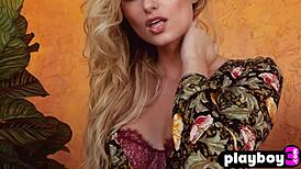 Blonde MILF Feels Bra Slip Away