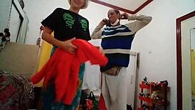 Blonde milf says, 'It's just another fuck, Mr. Rave, don't be fooled.' Part ii with big tits in lingerie.