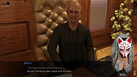 Sexy secretary with huge boobs gets playful in office!