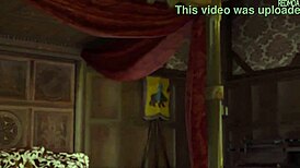 Rapunzel Sees Cock And Tries Footjob Animation