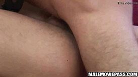 masked guy interacts with tiny blonde boy in a subtle encounter