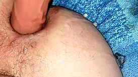 soloboy playing with dildo on webcam?