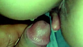 the woman gets so turned on watching my cock slide in and out of her juicy vagina