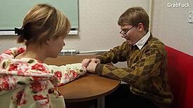 Teen Femdom Explores Wild Side with Cowgirl Riding and Muff Diving Adventure