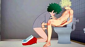 Yo, Midoriya and Bakugou Go Hard in Yaoi Action!