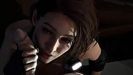 Jill Valentine S.T.A.R.S. Interrogation in Resident Evil Parody by Niisath.