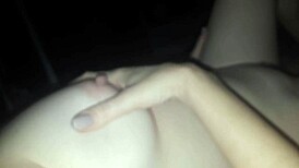 Amateur wife with small tits warms up for all-night oral