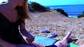 first beach sex with my cute teen gf, so hot! 🏖️