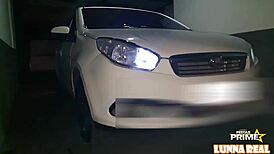 Husband watches Thales Milleto with his young wife.