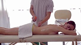 anal pounding after a steamy massage with aruna aghora