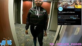 Ratched maid learns her place with big black cock fucking in hotel wrestling bent over sex