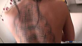 Perky Brunette Babe Ass-Fucked!