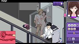 ntr wife caught chatting in hentai game, part 4