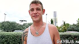 Intense lusty blowjob contest with sexy gay men.