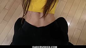 stepdaughter caught twerking by stepdad, oh man, what a shock!