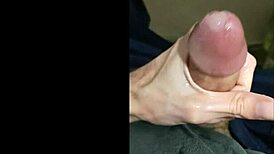 pov stroking huge cock till it explodes