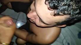 guy shoots cum into his mouth