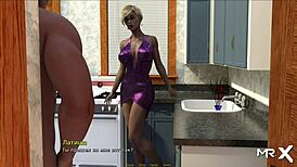 Watch This Anime Babe Get Fucked in the Kitchen and Ride a Motorcycle!